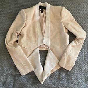 Small BCBG beige/dusty pink blazer